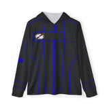 Overdrive Blue Ranger Hoodie (Full Print) Lightweight, Breathable, workout, pull over, fitness Hoodie (Full Print) Super Sentai Custom