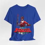 Time Red Tee Super Sentai T Shirt Custom Graphic Art Cosplay Shirts Rangers Retro Vintage 90s