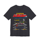 Ranger Gear Tee Super Sentai T Shirt Custom Graphic Art Cosplay Shirts Rangers Retro Vintage 90s