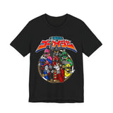 Gokaiger Team Tee Custom Graphic Art Cosplay Shirts Rangers Retro Vintage 90s