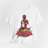Boukenger Red Tee Super Sentai T Shirt Custom Graphic Art Cosplay Shirts Rangers Retro Vintage 90s
