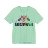 Bioman Tee Custom Graphic Art Cosplay Shirts Rangers Retro Vintage 90s