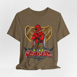 MagiRed Tee Super Sentai T Shirt Custom Graphic Art Cosplay Shirts Rangers Retro Vintage 90s