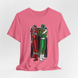 BFF Rangers Tee  Custom Graphic Art Cosplay Shirts Rangers Retro Vintage 90s