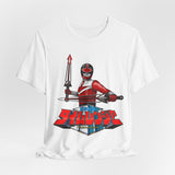 Time Red Tee Super Sentai T Shirt Custom Graphic Art Cosplay Shirts Rangers Retro Vintage 90s