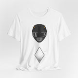 Black Helmet Tee Custom Graphic Art Cosplay Shirts Rangers Retro Vintage 90s