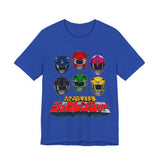 Zyuranger Team Tee Custom Graphic Art Cosplay Shirts Rangers Retro Vintage 90s
