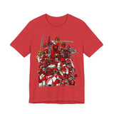 Sentai Red Tee  Custom Graphic Art Cosplay Shirts Rangers Retro Vintage 90s