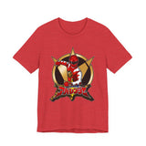 Abaranger Red Tee Custom Graphic Art Cosplay Shirts Rangers Retro Vintage 90s