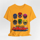 Zyuranger Team Tee Custom Graphic Art Cosplay Shirts Rangers Retro Vintage 90s