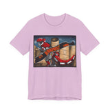 Red Tyrannosaurus Megazord Jurassic Tee Super Sentai T Shirt Custom Graphic Art Cosplay Shirts Rangers Retro Vintage 90s