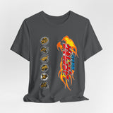 Gaoranger Team Tee Custom Graphic Art Cosplay Shirts Rangers Retro Vintage 90s