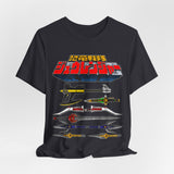 Ranger Gear Tee Super Sentai T Shirt Custom Graphic Art Cosplay Shirts Rangers Retro Vintage 90s
