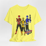 Go Busters team Tee Super Sentai T Shirt Custom Graphic Art Cosplay Shirts Rangers Retro Vintage 90s