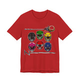 Teenagers with Attitude Tee Super Sentai T Shirt Custom Graphic Art Cosplay Shirts Rangers Retro Vintage 90s
