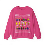 MMPR Ugly Christmas Sweatshirt Custom Graphic Art Cosplay Shirts Rangers Retro Vintage 90s