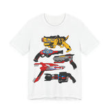 Blaster Tee Super Sentai T Shirt Custom Graphic Art Cosplay Shirts Rangers Retro Vintage 90s