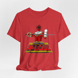 OhRanger Red Tee  Custom Graphic Art Cosplay Shirts Rangers Retro Vintage 90s