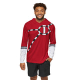 ToQger Red Hoodie (Full Print) Lightweight, Breathable, workout, pull over, fitness Hoodie Super Sentai Custom