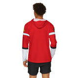 Carranger Red Racer Hoodie (Full Print)  Lightweight, Breathable, workout, pull over, fitness Hoodie (Full Print) Super Sentai Custom