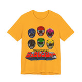 Zyuranger Team Tee Custom Graphic Art Cosplay Shirts Rangers Retro Vintage 90s