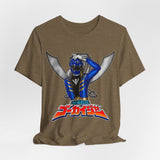 Gokaiger Gokai blue Tee Super Sentai T Shirt Custom Graphic Art Cosplay Shirts Rangers Retro Vintage 90s