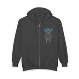 Gokaiger Full Zip Hoodie Custom Graphic Art Cosplay Shirts Rangers Retro Vintage 90s