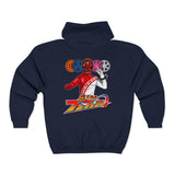 BoonBoomger Full Zip Hoodie Super Sentai Custom Graphic Art Cosplay Shirts Rangers Retro Vintage 90s