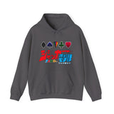 JAKQ Hoodie Super Sentai T Shirt Custom Graphic Art Cosplay Shirts Rangers Retro Vintage 90s