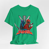 Gokaiger Gokai Red/Blue Tee Super Sentai T Shirt Custom Graphic Art Cosplay Shirts Rangers Retro Vintage 90s