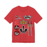 Shinkenger Shiba Red Tee Super Sentai T Shirt Custom Graphic Art Cosplay Shirts Rangers Retro Vintage 90s Tee