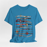 Sentai Swords Tee Super Sentai T Shirt Custom Graphic Art Cosplay Shirts Rangers Retro Vintage 90s Tee