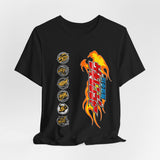 Gaoranger Team Tee Custom Graphic Art Cosplay Shirts Rangers Retro Vintage 90s