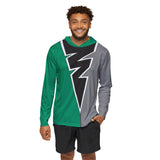 Ryusoulger Ryusoul Green Hoodie (Full Print) Super Sentai Custom Lightweight, Breathable, Workout, Pull over, Fitness, Retro 90s