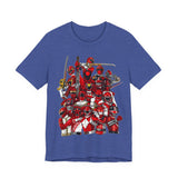 Sentai Front and Back Tee  Custom Graphic Art Cosplay Shirts Rangers Retro Vintage 90s