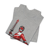 Time Red Tee Super Sentai T Shirt Custom Graphic Art Cosplay Shirts Rangers Retro Vintage 90s