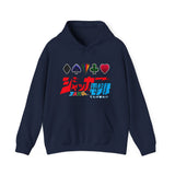 JAKQ Hoodie Super Sentai T Shirt Custom Graphic Art Cosplay Shirts Rangers Retro Vintage 90s