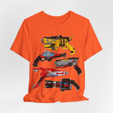 Blaster Tee Super Sentai T Shirt Custom Graphic Art Cosplay Shirts Rangers Retro Vintage 90s