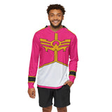 Goseiger Pink Ranger Hoodie (Full Print) Super Sentai Custom Lightweight, Breathable, Workout, Pull over, Fitness, Retro