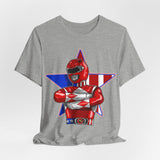 Powerfull Ranger Tee Super Sentai T Shirt Custom Graphic Art Cosplay Shirts Rangers Retro Vintage 90s