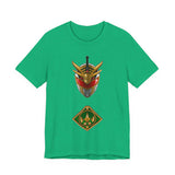 Drakkon Helmet Tee Super Sentai T Shirt Custom Graphic Art Cosplay Shirts Rangers Retro Vintage 90s