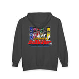 Zyurangers Team Zip Up Hoodie Custom Graphic Art Cosplay Shirts Rangers Retro Vintage 90s
