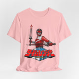 Time Red Tee Super Sentai T Shirt Custom Graphic Art Cosplay Shirts Rangers Retro Vintage 90s