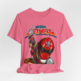 Gokai Homage Tee Custom Graphic Art Cosplay Shirts Rangers Retro Vintage 90s