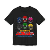 Zyuranger Team Tee Custom Graphic Art Cosplay Shirts Rangers Retro Vintage 90s