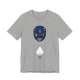 Blue Helmet Tee Super Sentai T Shirt Custom Graphic Art Cosplay Shirts Rangers Retro Vintage 90s