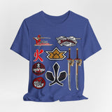 Shinkenger Shiba Red Tee Super Sentai T Shirt Custom Graphic Art Cosplay Shirts Rangers Retro Vintage 90s Tee