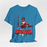 Time Red Tee Super Sentai T Shirt Custom Graphic Art Cosplay Shirts Rangers Retro Vintage 90s