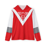 Liveman Red Falcon Hoodie (Full Print) Lightweight, Breathable, workout, pull over, fitness Hoodie Super Sentai Custom