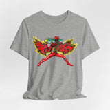 Kyoryuger Dino Red Tee Super Sentai T Shirt Custom Graphic Art Cosplay Shirts Rangers Retro Vintage 90s